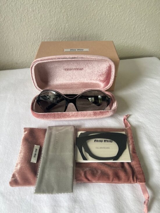 Miu Miu MU14LS 6AW3M1 Black WOMANS SUNGLASSES main image 5